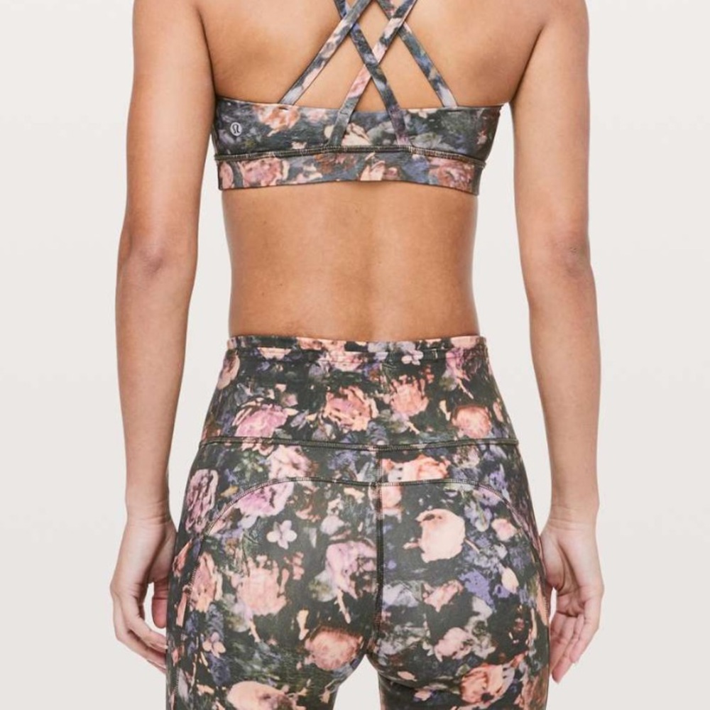 Lululemon Fast & Free Legging - Frosted Rose Multi - Picture 3 of 11